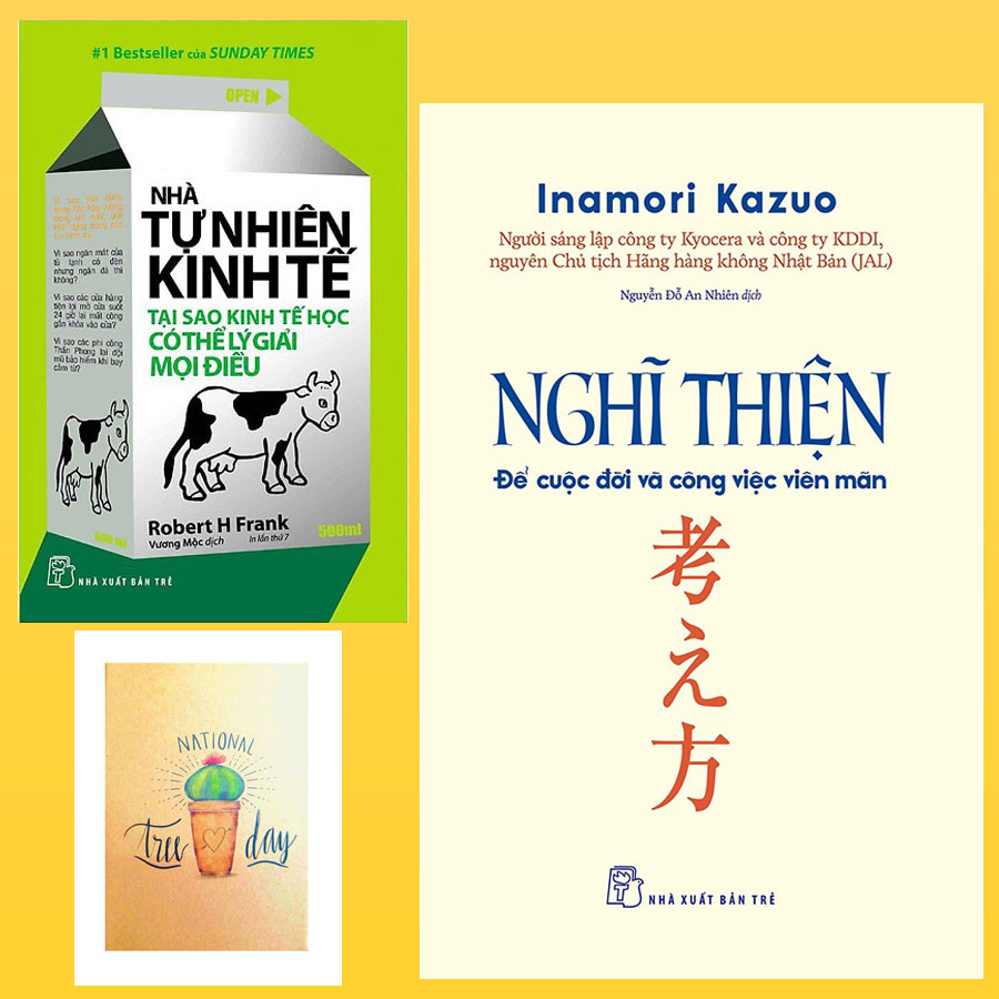 Combo Nghĩ Thiện Để Cuộc Đời Và Công Việc Viên Mãn - Nhà Tự Nhiên Kinh Tế ( Tặng Kèm Sổ Tay Xương Rồng)