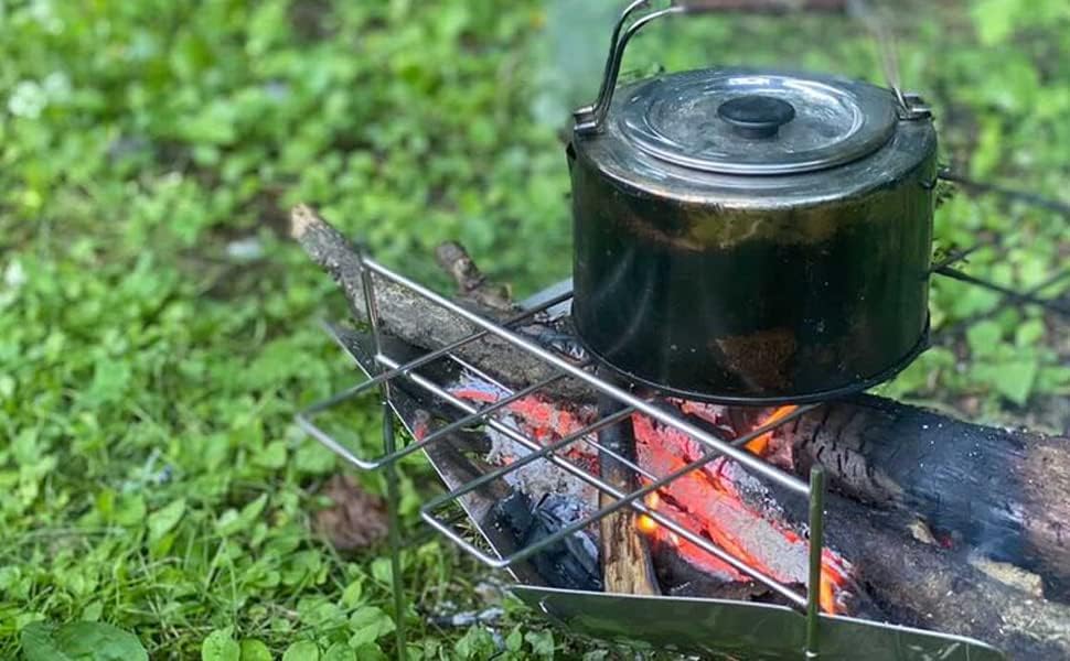 Phụ kiện vỉ than thay thế Campingmoon A4-Q dùng cho bếp củi Solo A4