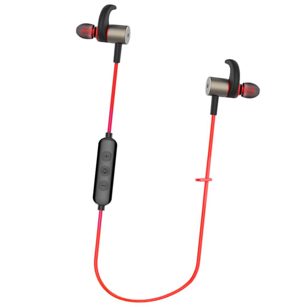 4.1 Magnetic Sweatproof Stereo Bluetooth Earphones for Sports With Mic