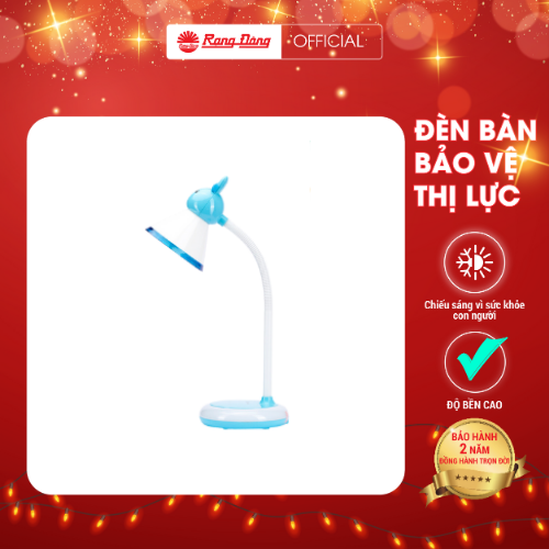 Đèn Học Để Bàn Chống Cận Rạng Đông RD-RL-31.LED - 5W Phím Cảm Ứng Thay Đổi 3 Cấp Độ Sáng Đế Đèn Đổi 7 Màu - Hàng chính hãng
