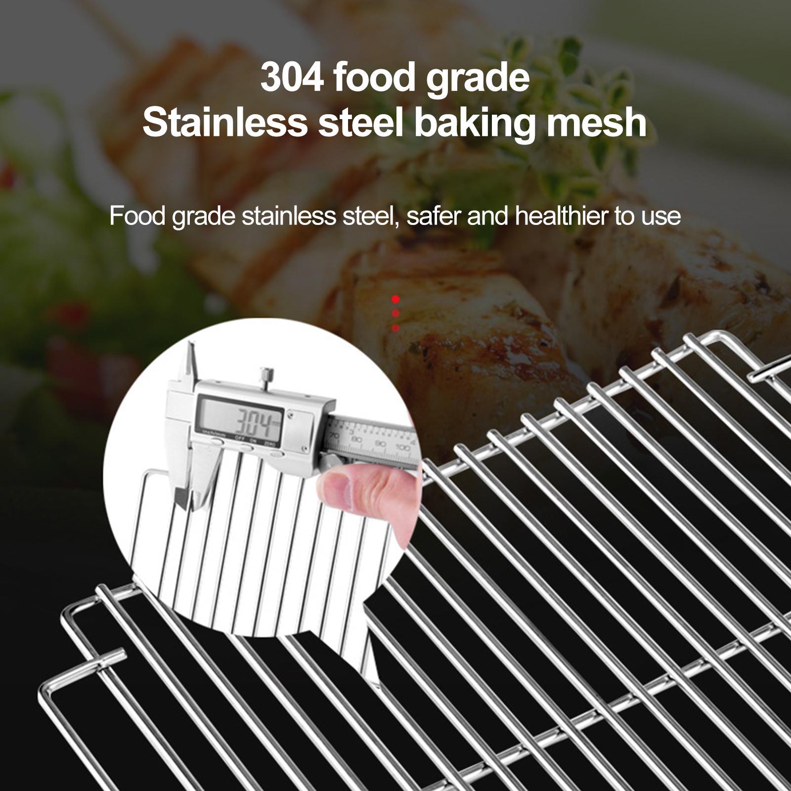 Mini Folding Camping Grill Stove Outdoor Stainless Steel for Hiking Travel