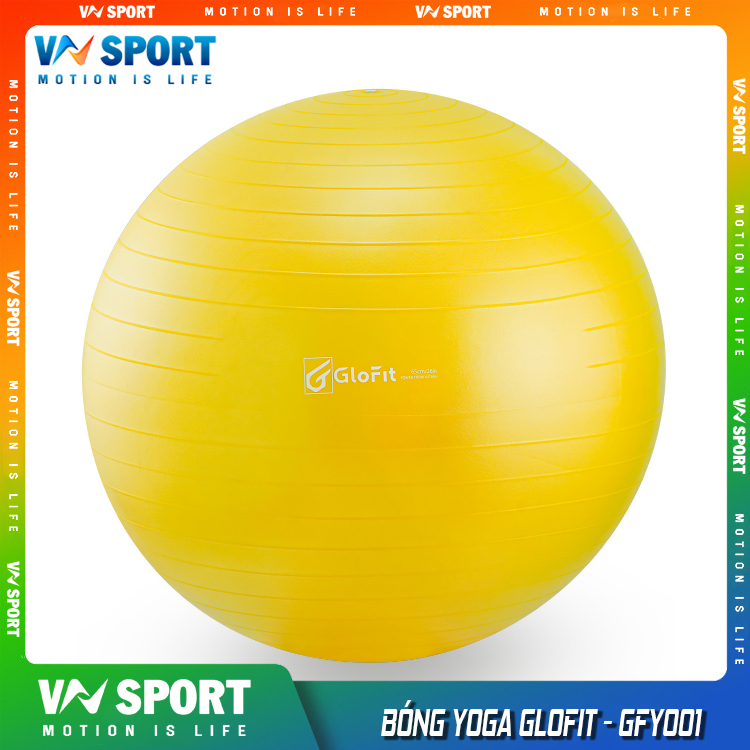 Bóng Tập Yoga - Bóng Tập Thể Hình Glofit GFY001 - Vàng