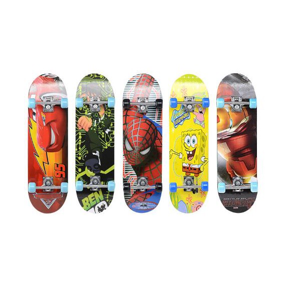 Ván Trượt Trẻ Em, Ván Trượt Thể Thao Cho Bé Skateboard Nhiều Họa Tiết, Màu Sắc