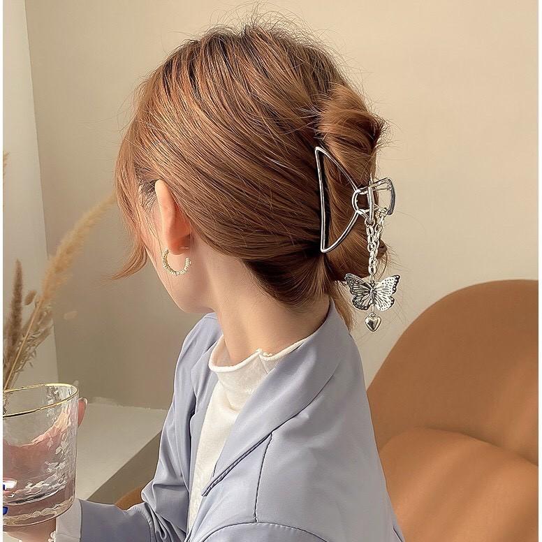 Kẹp càng cua kim loại gắn cánh bướm sang trọng Tatitava