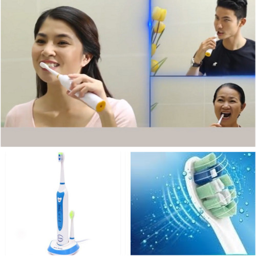 Bộ Bàn Chải Đánh Răng Điện New Smile Sonic MAF8101-X