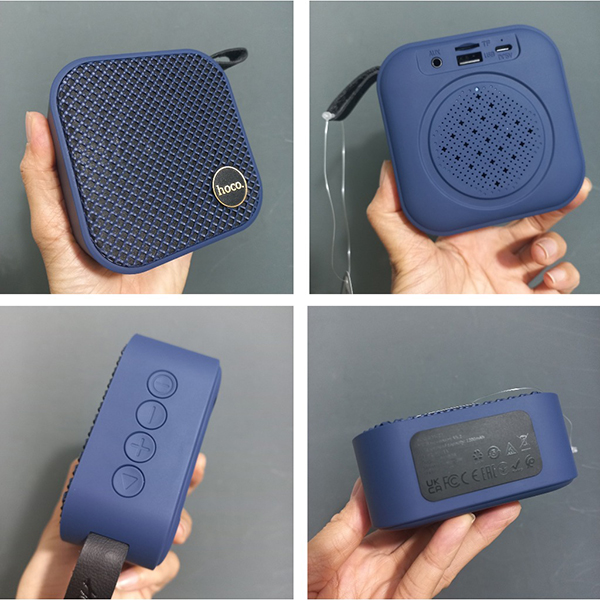 Loa bluetooth Hoco HC22, loa nghe nhạc mini để bàn hỗ trợ khe cắm thẻ nhớ, usb, âm thanh vòm 3D- Hàng chính hãng