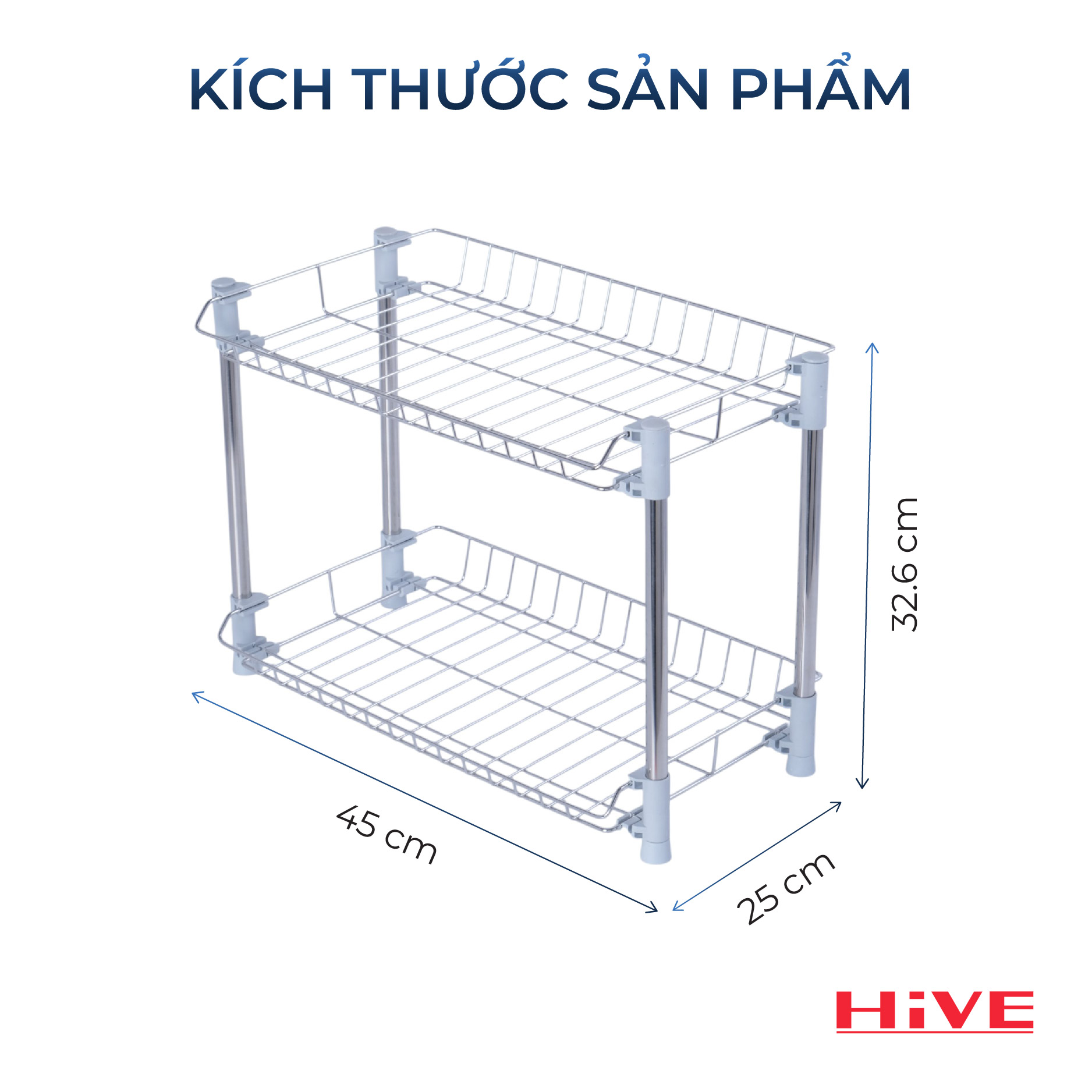 Kệ Hình Chữ Nhật 2/3/4 Tầng Cao Cấp