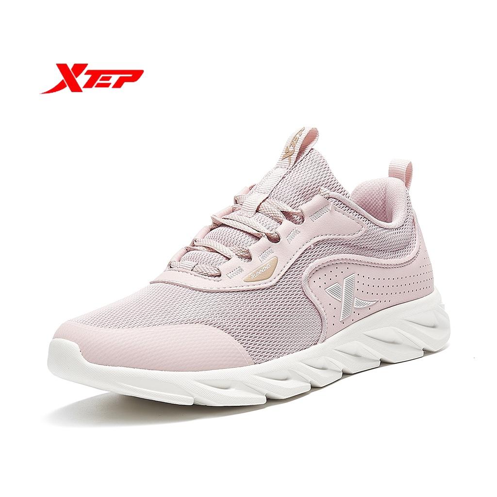 Giày sneaker nữ Xtep, Giày thể thao nữ form dáng nhẹ, thoáng khí ,êm chân 879318110039