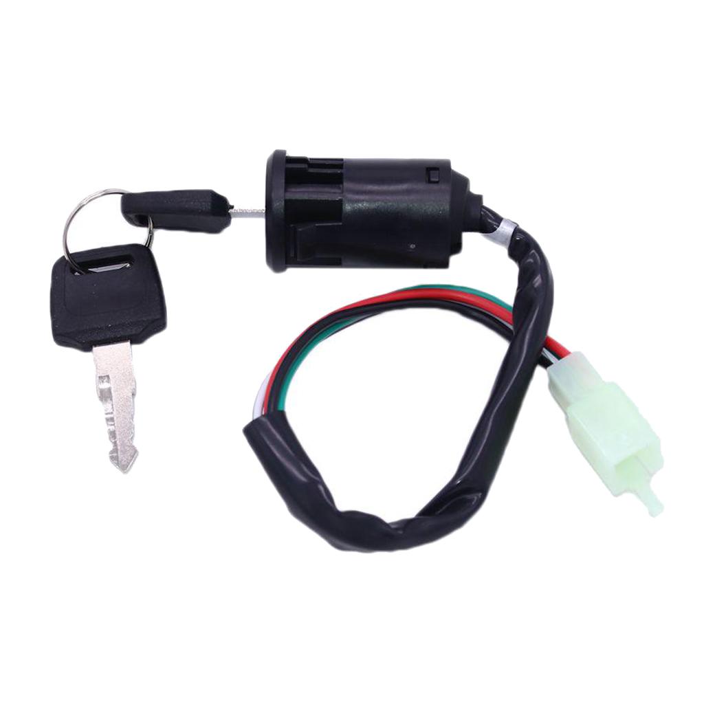 Ignition Key Barrel Switch 4 Wires 50cc 70cc 90cc 110cc 125cc Quad Dirt Pit Bike