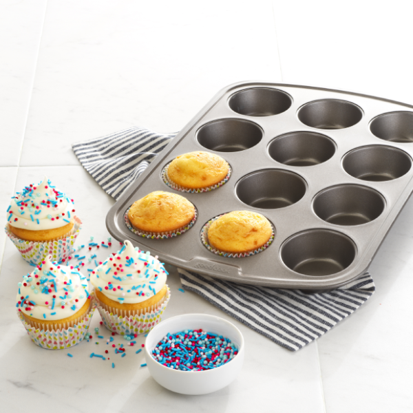 Khay nướng bánh Muffin Goodcook 12 ô tròn - 24cm