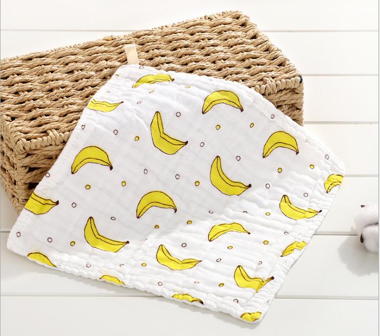 Set 5 Khăn Sữa Xô 6 Lớp Bonny Mềm, Kháng Khuẩn Tự Nhiên - Giao Họa Tiết Ngẫu Nhiên