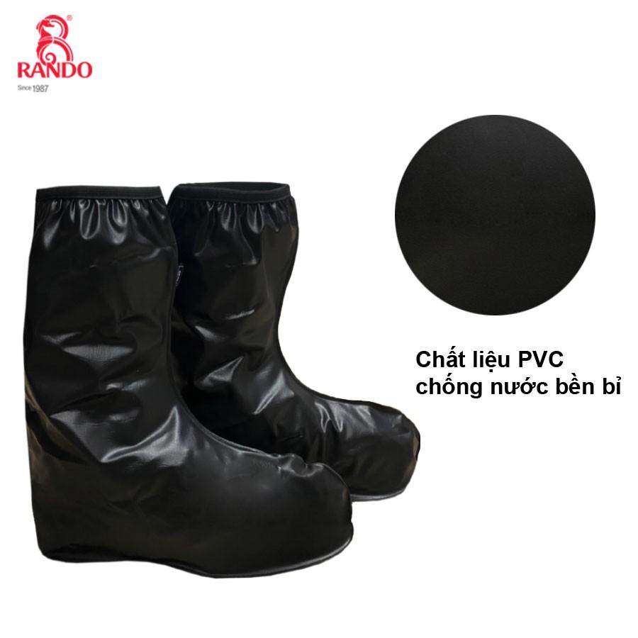 Giày Boots Che Mưa Chống Nước Bền Bỉ, RANDO Chính Hãng, Bọc Bảo Vệ Giày Dành Cho Nam Nữ