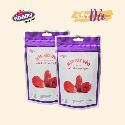 Mận(roi) sấy dẻo 100g Vinamit, được làm từ quả mận/roi tươi, không phụ gia hương liệu chất bảo quản