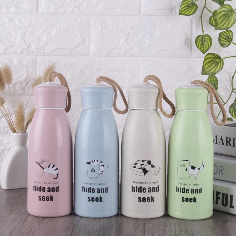 Bình đựng nước thủy tinh lúa mạch