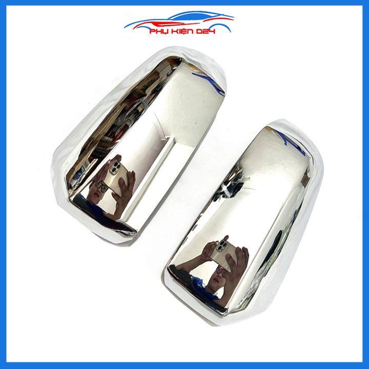 Ốp gương chiếu hậu Ranger 2023-2024 mạ crom bảo vệ chống trầy trang trí làm đẹp xe