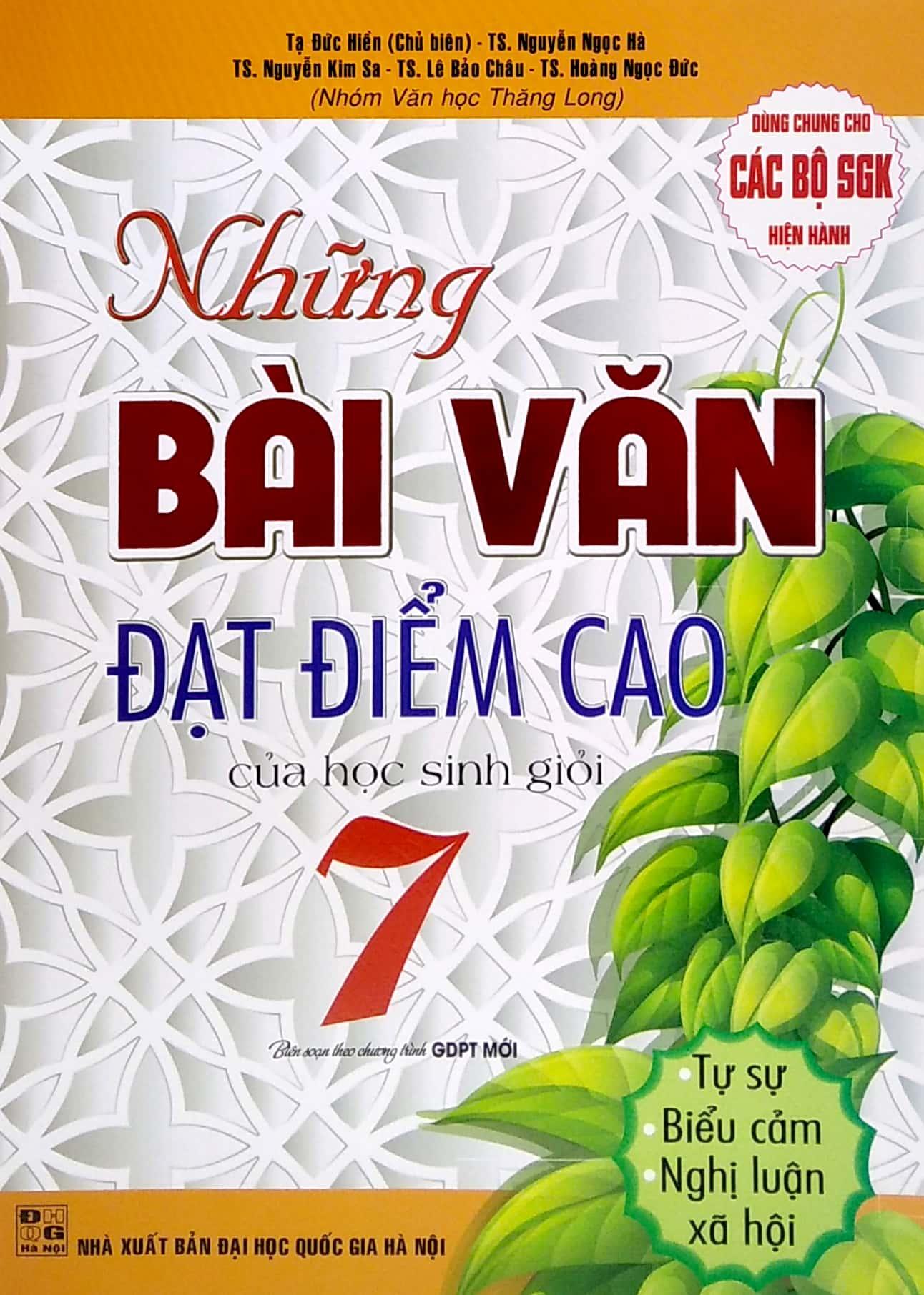 Những Bài Văn Đạt Điểm Cao Của Học Sinh Giỏi Lớp 7