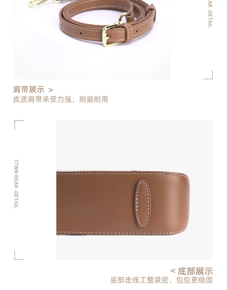 Túi xách TN1095 nữ đeo chéo, đeo vai TTWN BEAR chính hãng