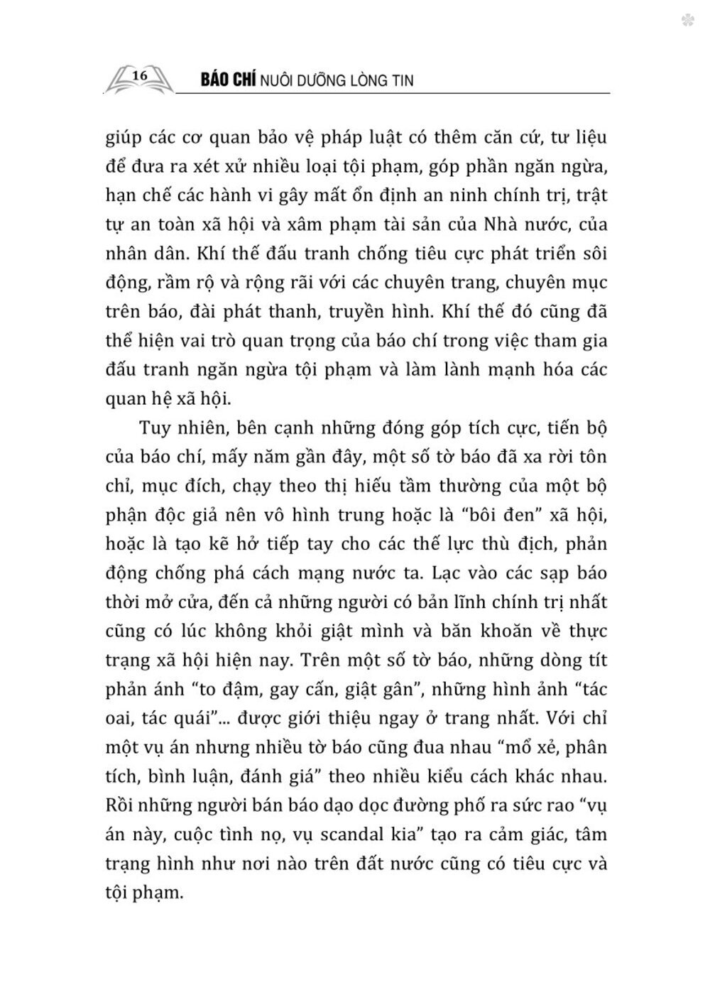 Báo chí nuôi dưỡng lòng tin ( bản in 2025)