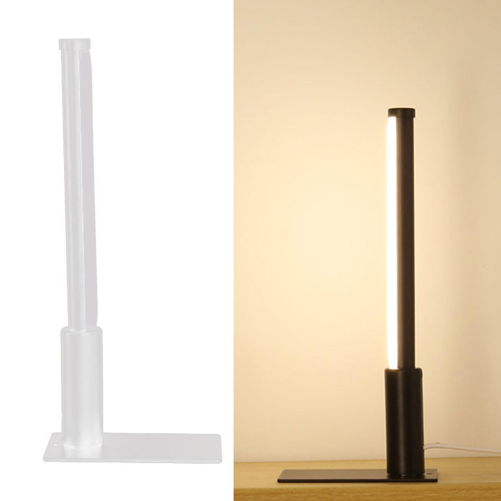 LED Desk Lamp Studying Bedside Night Lamps for Bedroom Dorm 3W Black