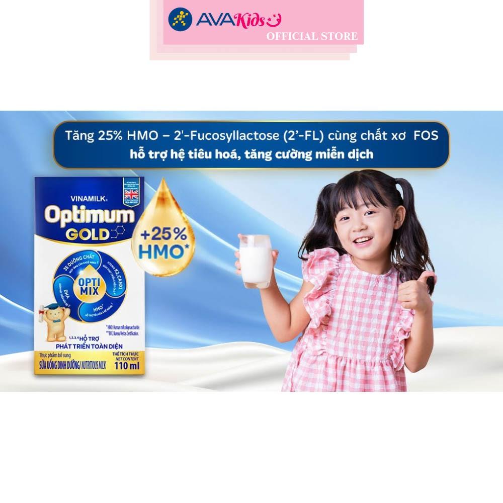 Lốc 4 hộp sữa pha sẵn Optimum Gold 110 ml (từ 1 tuổi)