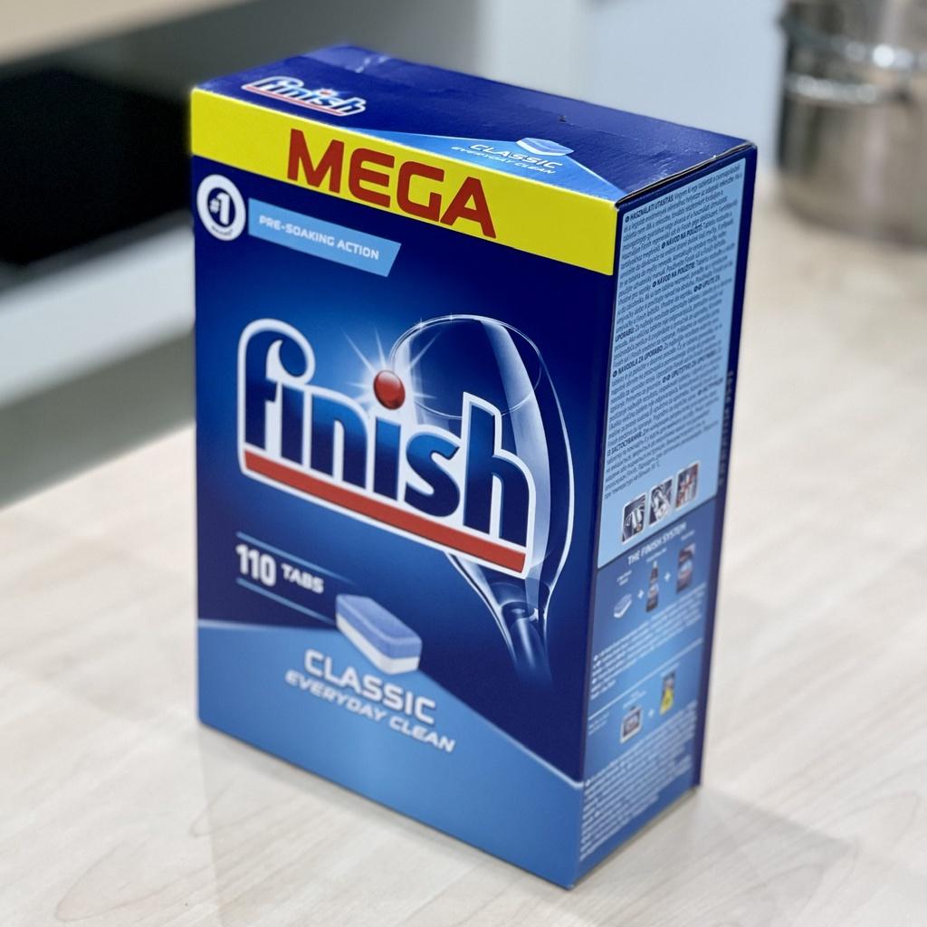 COMBO FINISH: VRB Classic 110 viên + Bóng 750ml + Muối 1,2kg + Dung dịch vệ sinh