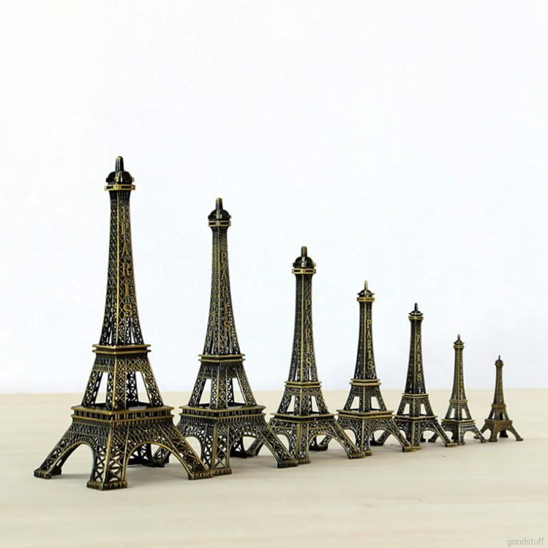 Mô hình tháp Eiffel bằng kim loại nhỏ dùng trang trí