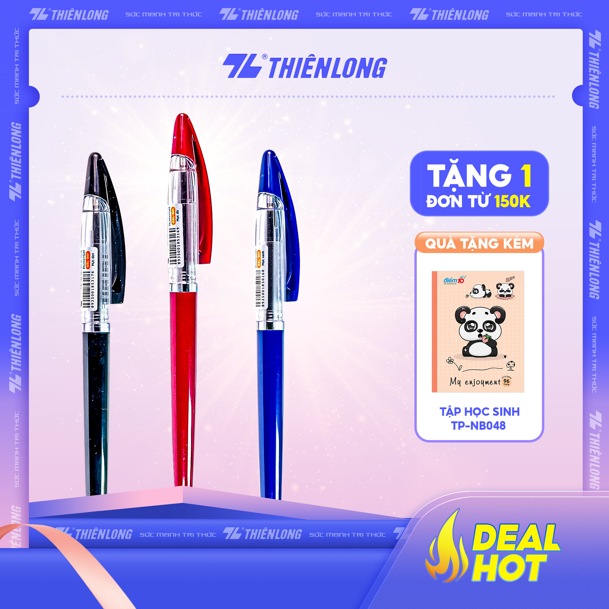 Bộ 10 Bút Gel B Thiên Long GEL-B01