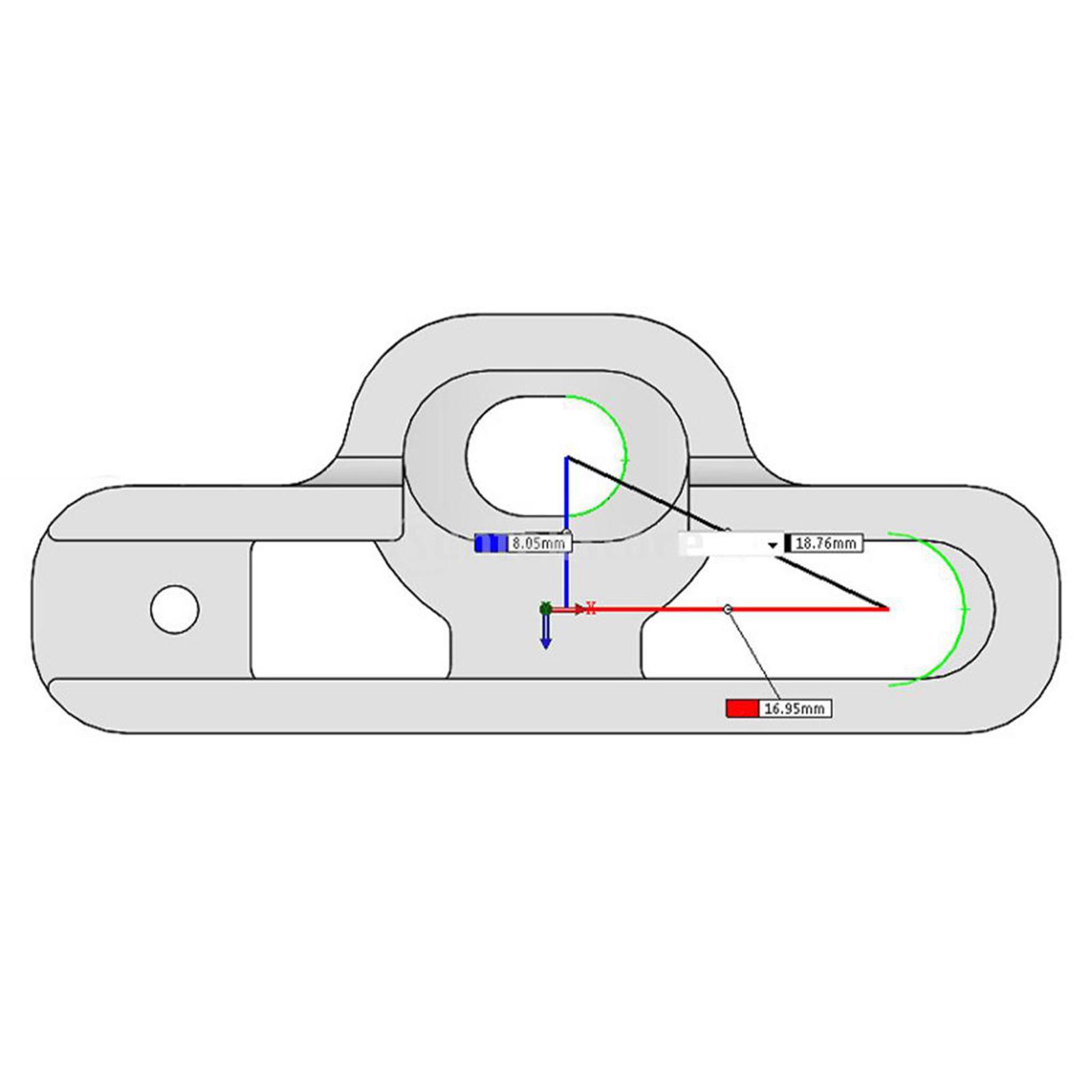 Cycle Brakes Blocks Reliable Lightweight V-Brake Shoes Pads C-caliper Extension Kit Bicycle Caliper Brake Pads for Right Left Blocks