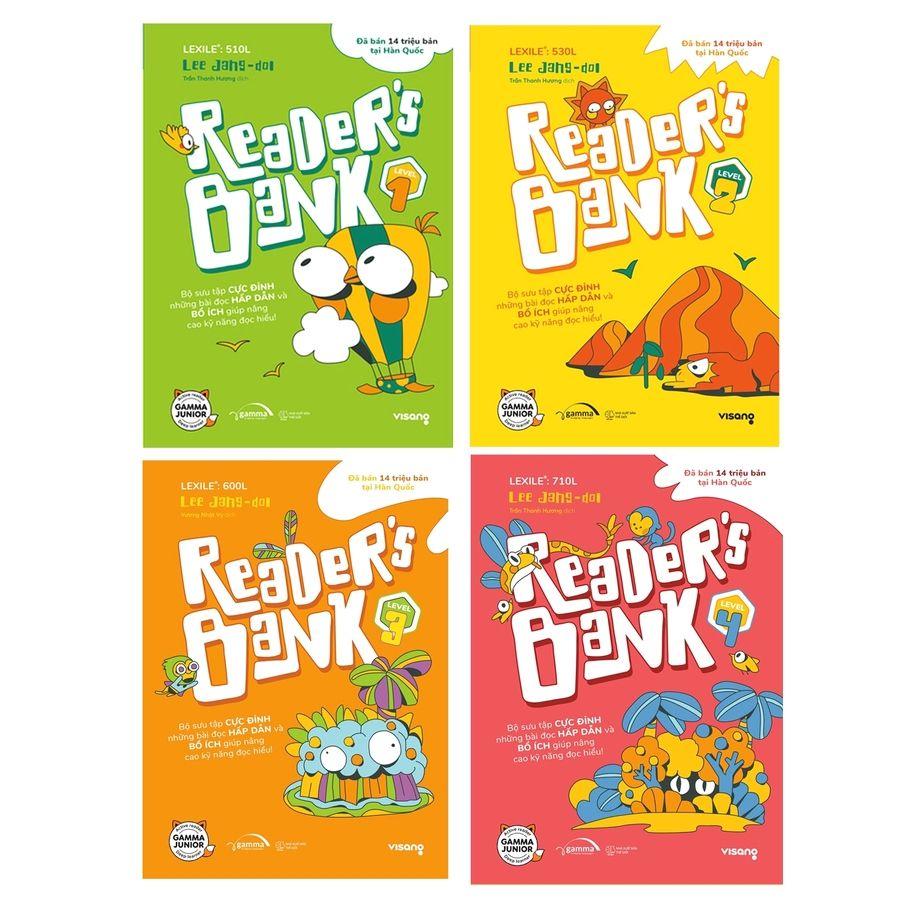 Sách Combo Reader's Bank Level 1 - 4 - Alphabooks - BẢN QUYỀN