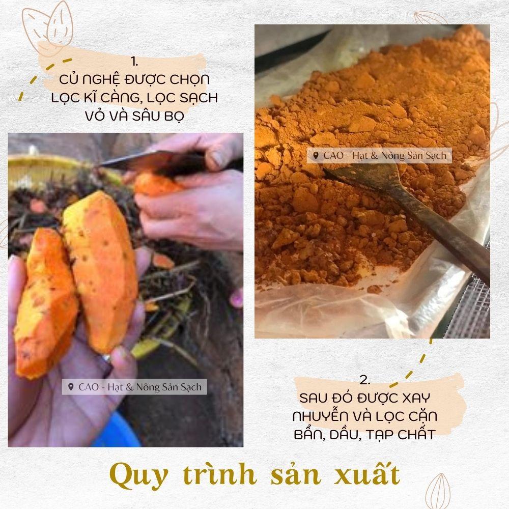 [500GR] Tinh Bột Nghệ CAO Foodshop nguyên chất từ 100% nghệ sẻ già Đaklak