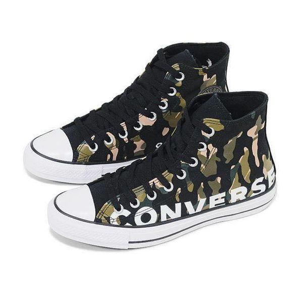 Giày sneakers Converse Camo vải canvas chính hãng full box Chuck Taylor All Star Wordmark - 166232C