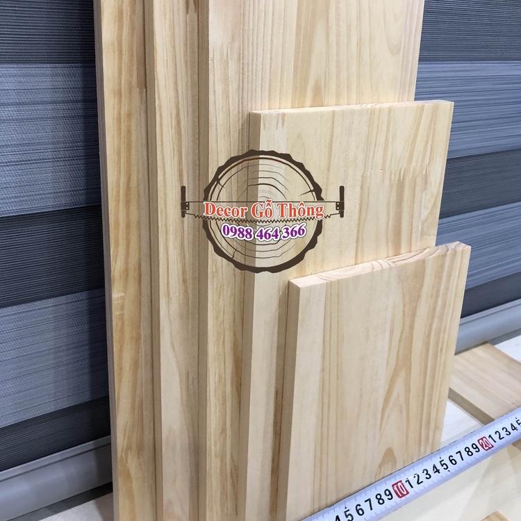 Thanh gỗ thông 15x70cm vuông thẳng bào mịn