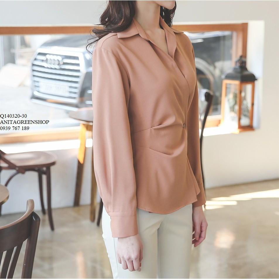 Q140320 ÁO SƠ MI DÀI TAY CÁCH ĐIỆU