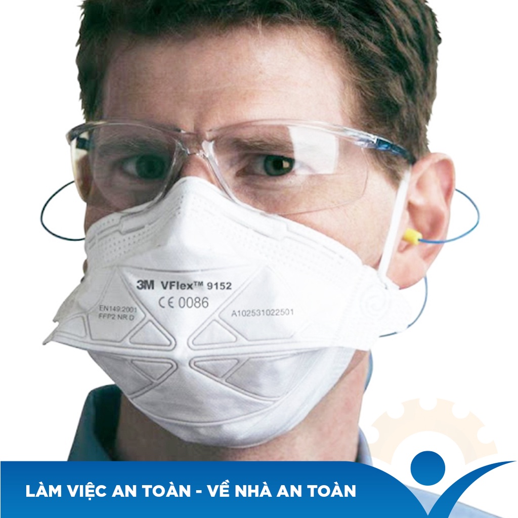 Khẩu trang N95 3M 9105, khẩu trang 3D Mask đạt tiêu chuẩn N95