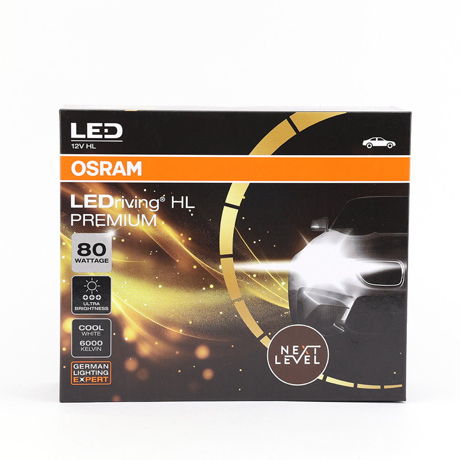 Combo 2 Bóng Đèn Led HL Premium Next Level OSRAM Dùng Cho Xe ô Tô Xe Máy Chân H1 H4 H19 H7 H11 HB3 HB4 HIR2 - Nhập Khẩu Chính Hãng
