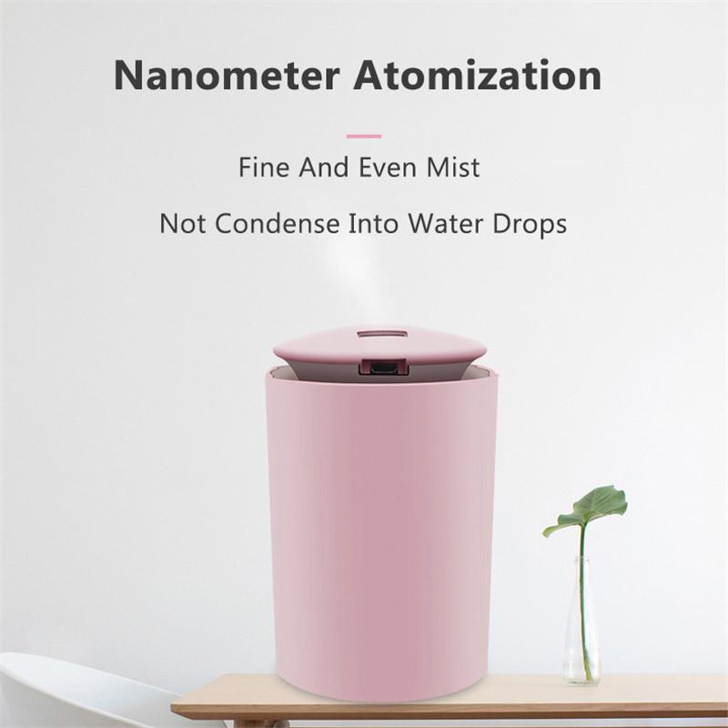 Máy phun sương tạo độ ẩm mini không dây kèm đèn LED chất lượng cao