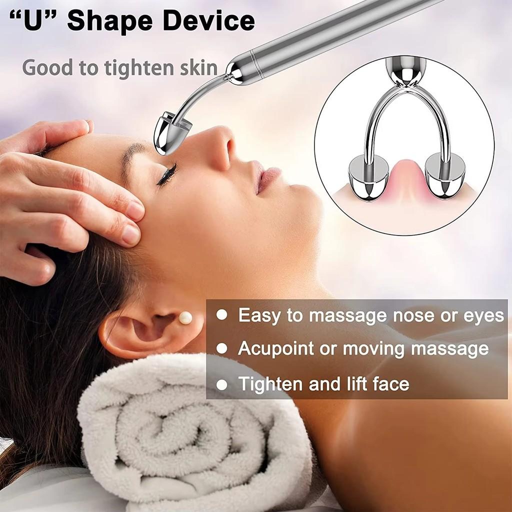 (Có Pin Sẵn) Cây massage mặt nâng cơ (Nhận hàng sau 1-3 ngày) săn da mặt giảm nếp nhăn &amp; Máy Mát Xa Mắt Mini