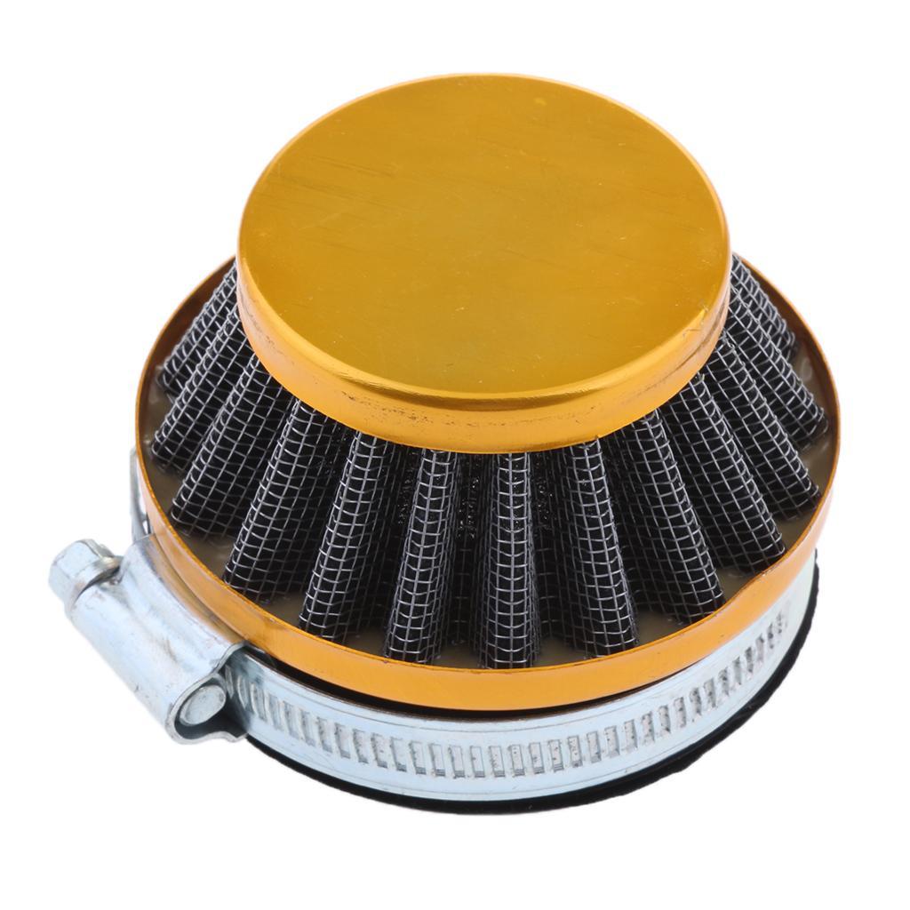 Yellow 58mm Air Filter Fit 47cc 49cc Mini Pocket Dirt Bike Minimoto Racing