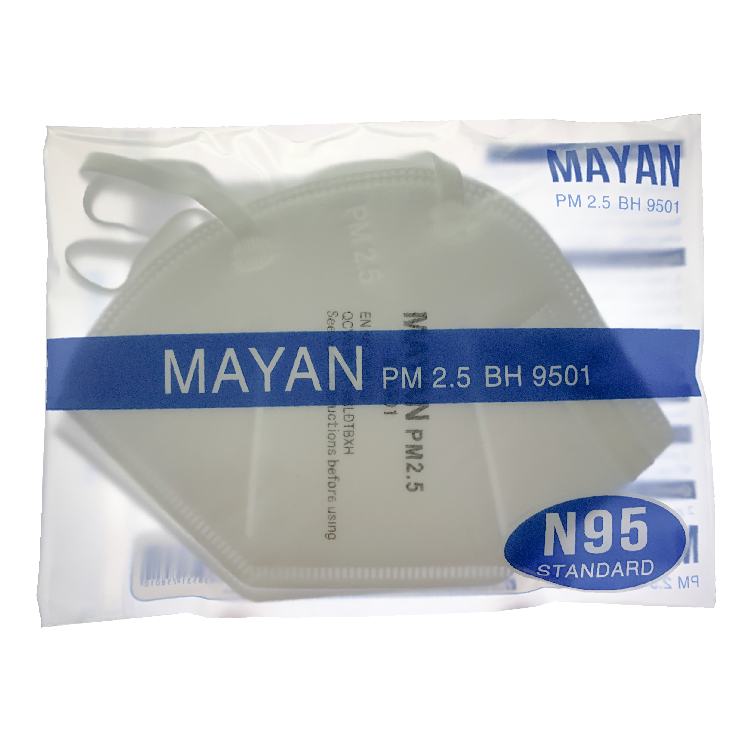 Khẩu Trang Mayan PM2.5 BH9501 Ngăn Vi Khuẩn 99%, Lọc Bụi 95%