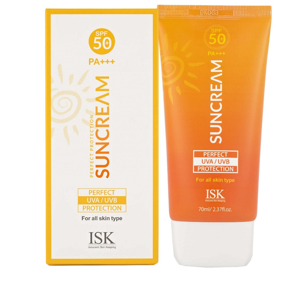 Kem chống nắng kiềm dầu ISK PERFECT PROTECTION SUN CREAM SPF 50+/PA+++ Hàn quốc 70ml