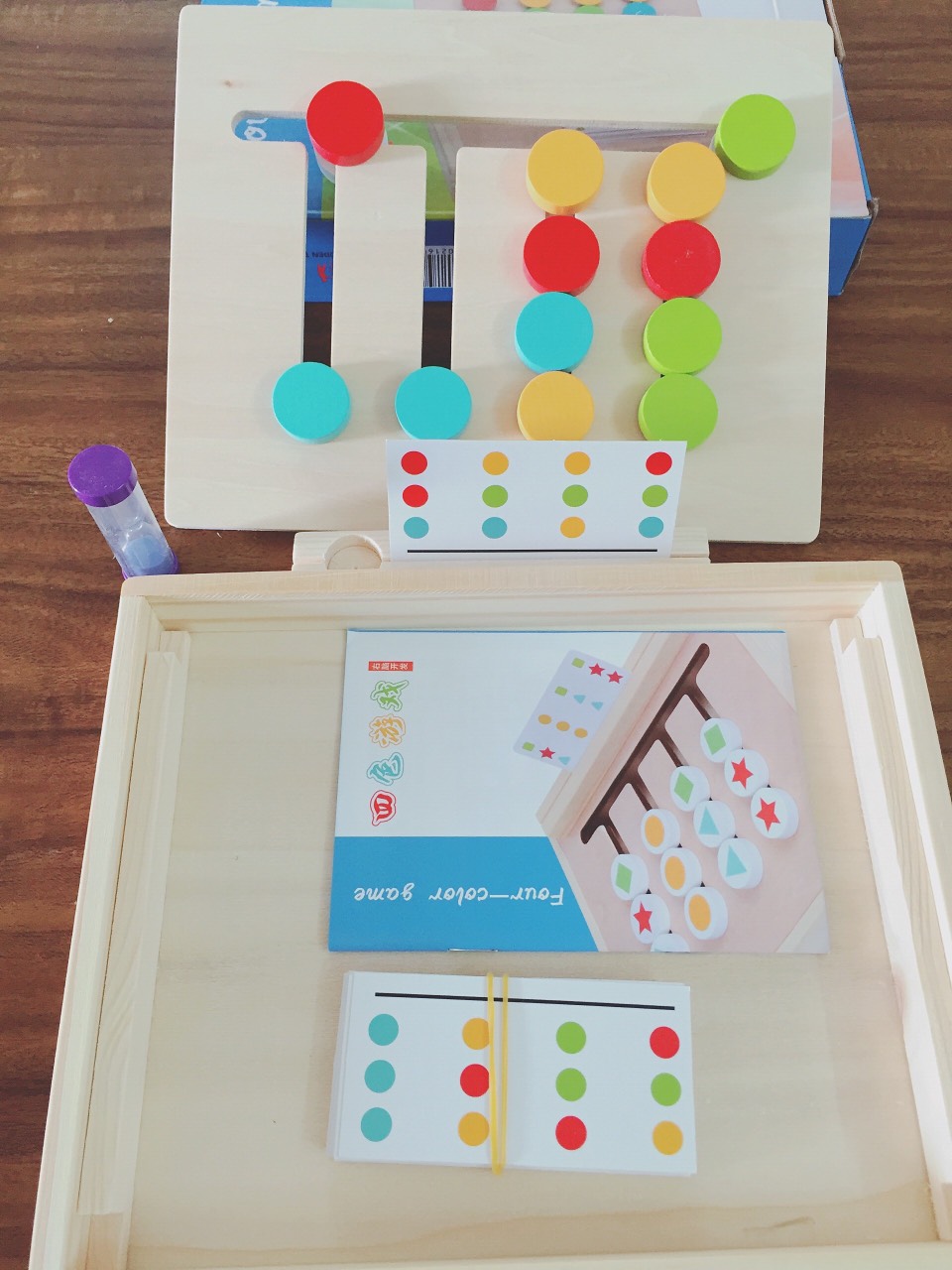 Bộ Montessori Toán học, hình khối 2in1 - Phát triển Tư duy Logic