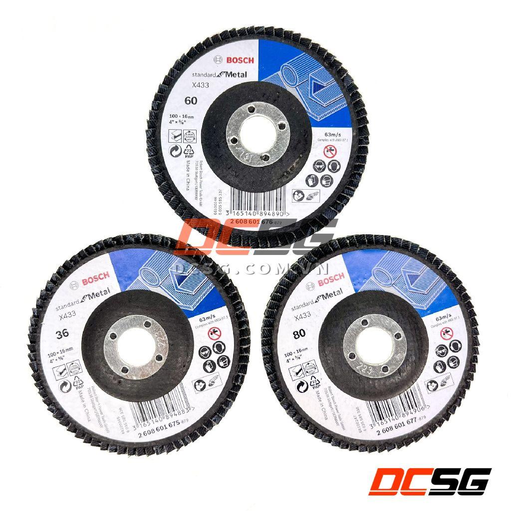 Đĩa nhám xếp Alox 100mmx16mm Bosch | DCSG