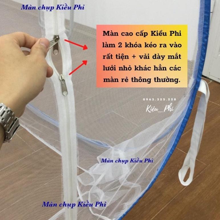 Màn chụp tự bung người lớn - mùng tự bung đỉnh chóp cao cấp 1m2 1m6 1m8 2m2 gấp gọn thông minh