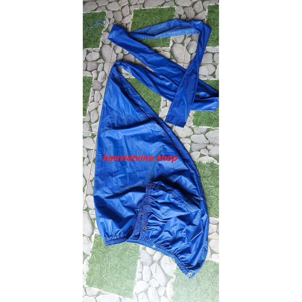 Áo bảo dưỡng máy lạnh- giá tận gốc - Xanh Bích không dây - vải dù chống thấm