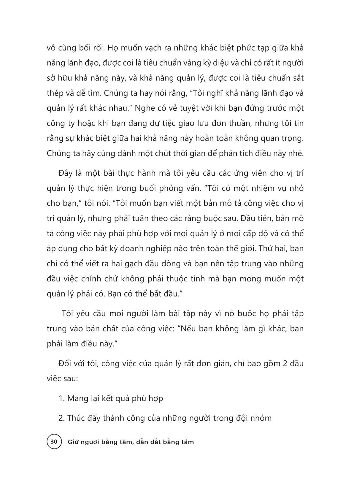 Sách - Giữ Người Bằng Tâm - Dẫn Dắt Bằng Tầm