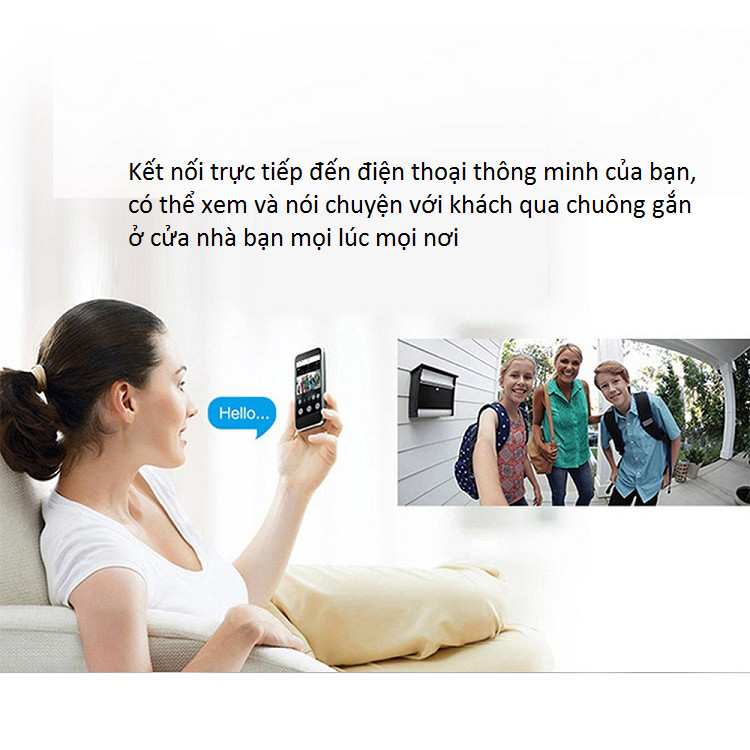 Chuông hình không dây kết nối điện thoại L9