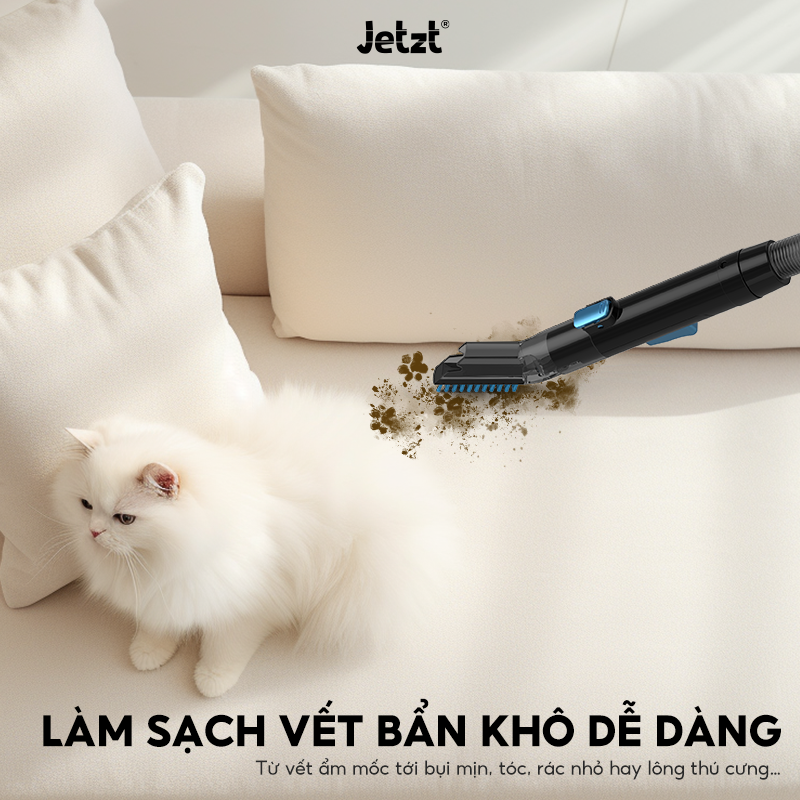 Máy giặt sofa cầm tay đa năng Jetzt G3, làm sạch toàn diện, lực hút 12.000PA - Hàng chính hãng