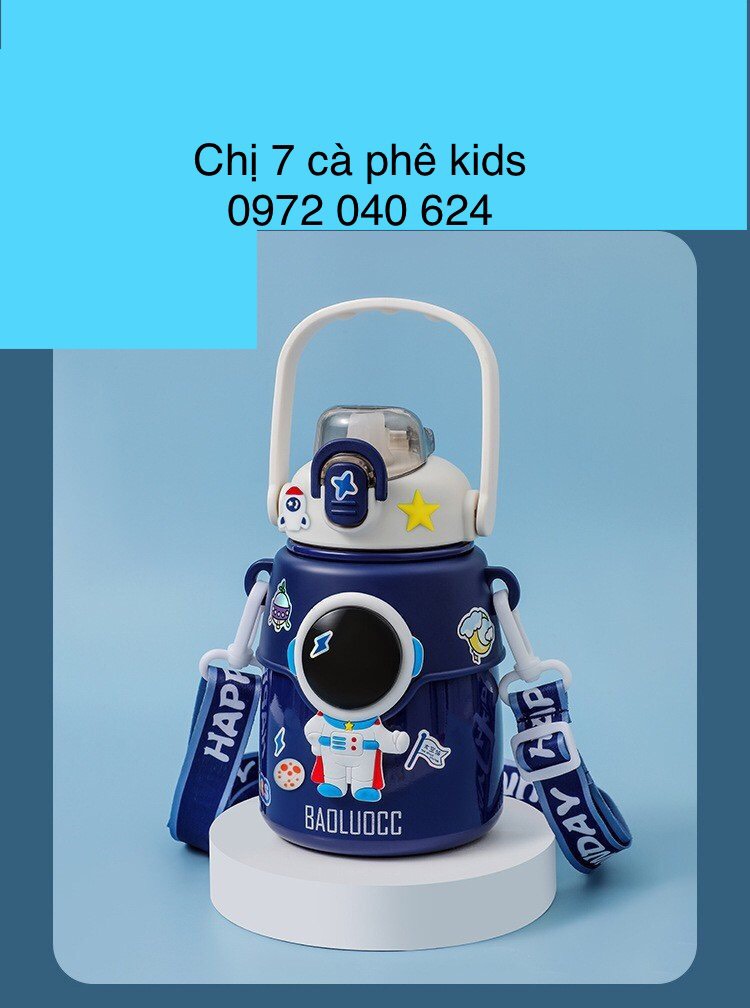 BÌNH GIỮ NHIỆT DỄ THƯƠNG TẶNG KÈM STICKER