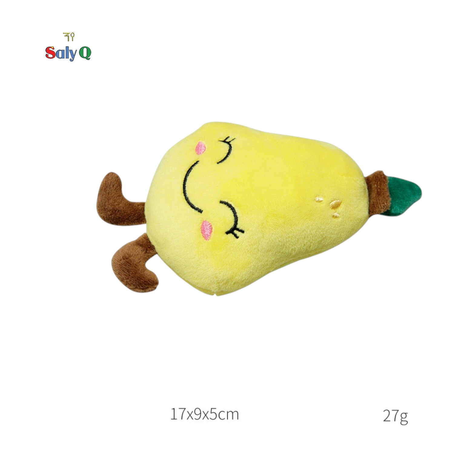 Đồ chơi trái lê nhồi bông chút chít cho chó mèo Saly Q PT56