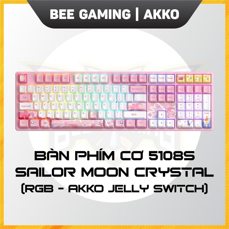 Bàn phím cơ chính hãng AKKO 5108S Sailor Moon Crystal ( RGB / Foam tiêu âm / AKKO CS Jelly Switch )